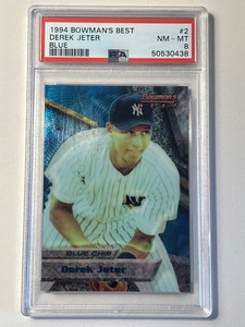 1994 BOWMANS BEST BLUE #2 DEREK JETER Yankees HOF PSA 8 NM-MT 438