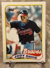 1989 Topps Traded #22T JODY DAVIS Atlanta Braves