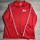 Nfl Kansas City Chiefs Red Full Zip Jacket Medium