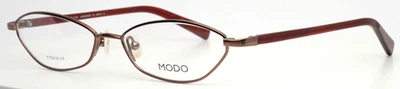 MODO 608 BWN коричневый женщин полу кошачий глаз полный ободок очки 53-14-140 B:27 B - Изображение 1 из 4