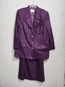 Tuta donna nuova con etichetta Le Suit LANA gonna formale set due pezzi taglia 20W vintage Parigi - Foto 1 di 21