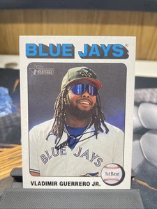 2024 Topps Heritage Alto Número Cromo Borde Plata/225 Vladimir Guerrero Jr - Imagen 1 de 2