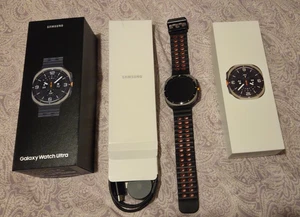 Samsung Galaxy Watch Ultra Smartwatch 47mm LTE Titanium Silver (2024) EXCELLENT! - Photo 1 sur 1