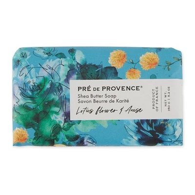 French Artisanal Soap - Lotus Flower & Anise - 150g Pre de Provence - Image 1 of 3