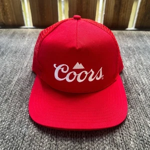 Vintage Coors Trucker Hat – Red Mesh Snapback - Picture 1 of 3