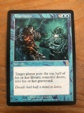 Traumatize Odyssey NM Blue Rare MAGIC THE GATHERING MTG CARD