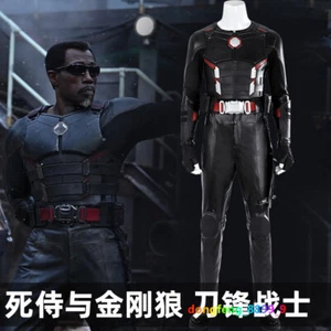 Deadpool & Wolverine Blade Chaleco Disfraz Conjunto Ropa para Hombre Traje Regalos - Imagen 1 de 24