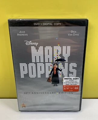 Mary Poppins 50th Anniversary DVD NEW Julie Andrews Dick Van Dyke Disney Kids Mo - Image 1 of 3