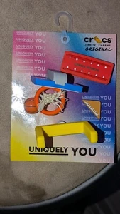 Crocs Uniquely You Jibbitz Charms 5 Pk Sports Basketball Football New Authentic - Picture 1 of 6
