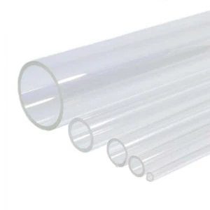Acrylic Perspex® Tube 12 inch Lengths 5mm to 180mm Clear Plastic Rigid Pipe - Picture 1 of 10