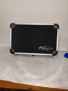 Suncast WATCH CASE/TRINKET BOX/STASH BOX METAL SUITCASE LOOK No Key 8.5x5.5x2.5 - Picture 1 of 3