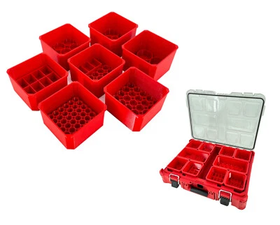 Milwaukee Packout Organizer Compatible AA AAA C D 9V BTN Sq Battery Insert Bin - Image 1 of 3