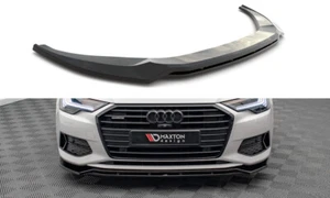 CUP Spoilerlippe SCHWARZ für Audi A6 C8  Frontspoiler Spoilerschwert Lippe S6 V3 - Bild 1 von 8
