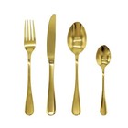 Cutlery Sets Gold Dinner Set Stainless Steel Spoon Fork Christmas Wedding Party