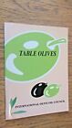 table olives international olive oil council paper back 