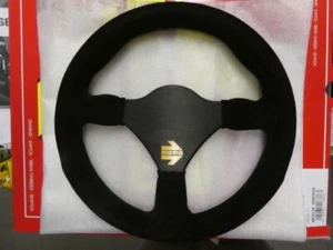 Momo Wildleder Sportlenkrad Modell MOD.26 260mm schwarz universal steering wheel - Bild 1 von 1