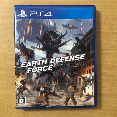 PS4 EARTH DEFENSE FORCE IRON RAIN Tested Used Japanese Games Japanese ver w/box - Image 1 of 4