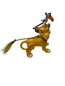 Lenox Christmas Holiday Ornament Disney König der Löwen Simba & Zazu - Bild 1 von 10