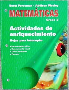 Scott Foresman Addison Wesley Enrichment Masters Spanish 2000 0201365278 - Picture 1 of 4