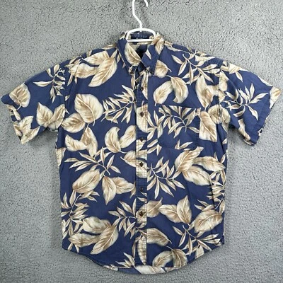 Camisa Hawaiana Chaps Ralph Lauren Talla M Floral Campamento Playa Vacaciones Tropical De Colección Foto 1 de 4
