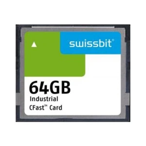 Scheda di memoria Swissbit 64 GB industriale CFast NAND cfa SFCA064GH1AO4TO-C-QC-216-STD - Foto 1 di 1