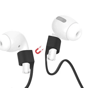 Earphone Portable Silicone Anti-Lost Neck Rope Strap For AirPods 1 2 3 Pro 2020 - Picture 1 of 24