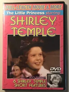 THE LITTLE PRINCESS SHIRLEY TEMPLE DVD Plus 6 SHORT FEATURES New, Sealed - Picture 1 of 3