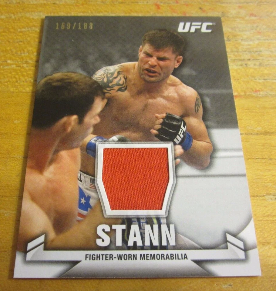 Brian Stann 2013 Topps UFC Knockout Fighter Relics #KRBS #'d 169/188 Card MMA - Image 1 of 2
