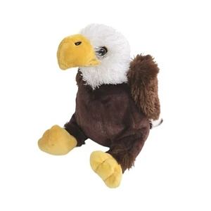 Ganz Webkinz Bald Eagle Plush Stuffed Animal Toy No Code HM214 Brown White 7" - Picture 1 of 11