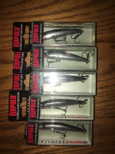 RAPALA ULTRA LIGHT MINNOW 06er---5 CHROMFARBENE ANGELKÖDER - Bild 1 von 1