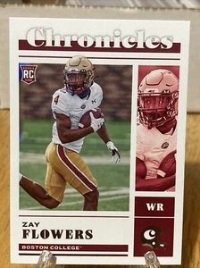 2023 Panini Chronicles Draft Picks Zay Flowers RC #18 Boston College - Bild 1 von 6