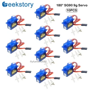 10pcs SG90 9g Micro Servo Motor 180° RC Servo Motor Analog for Car Boat Robot - Picture 1 of 5