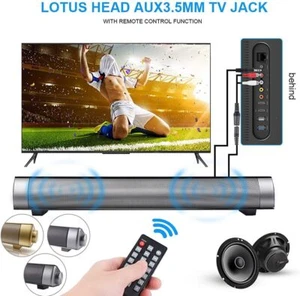 TV Soundbar Wireless Lautsprechersystem Subwoofer Bluetooth Surround Heimkino - Bild 1 von 13