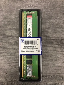 KVR24R17D8/16 KINGSTON 16GB (1X16GB) 2RX8 PC4-2400T DDR4 MEMORY - Picture 1 of 2