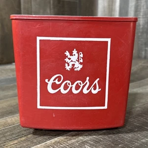 Coors Bier Vintage Eiskübel rot Kunststoff Rubbermaid Behälter JL6-2986 - Bild 1 von 10