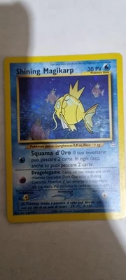 Pokemon Shining Magikarp Holo Card 66/64 Neo Revalation Italian Used - Image 1 of 4