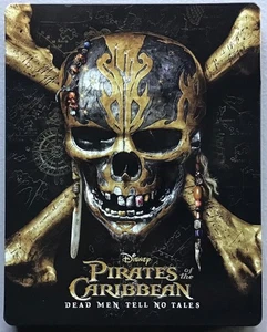 Pirates Of The Caribbean - Dead Men Tell No Tales - Ultra HD + Blu-ray Steelbook - Picture 1 of 3