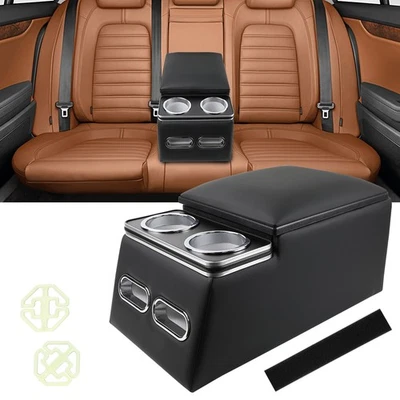 Center Consoles Organizer with Cup Holders Rear Bench Seat Universal Truck Seat Foto 1 de 4