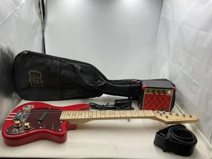 FAO Schwarz RED  Stage Stars Electric 6-String Guitar And Amp - Picture 1 of 8