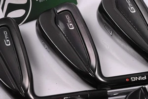 Left Hand Ping G710 Irons / 5-PW + GW / Red Dot / Regular Flex Ping AMT 2.0 - Picture 1 of 7