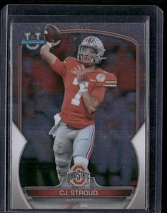 Bowman University Chrome 2022 #100 C.J. Stroud Rookie RC - Foto 1 di 2