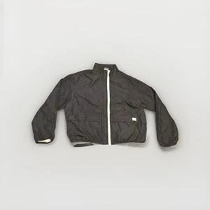 Vintage Nike Jacket Youth L (12-14) Black Windbreaker Full Zip Nylon Y2K Boys - Picture 1 of 3