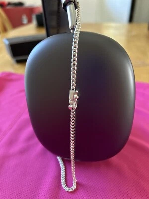 24 Inch REAL Sterling Silver Genuine 950 Sterling Silver PERUVIAN Chain 20gr - Image 1 of 3