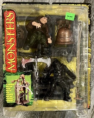 Boneco de ação Todd MCFARLANE MONSTERS (1997) Corcunda Playset perfeito estado novo - Imagem 1 de 3