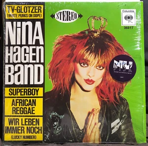 NINA HAGEN BAND (10"/33 rpm) 4 songs. 1980. Nu-Disk/CBS Inc/Columbia 36817 EX/NM - Picture 1 of 6
