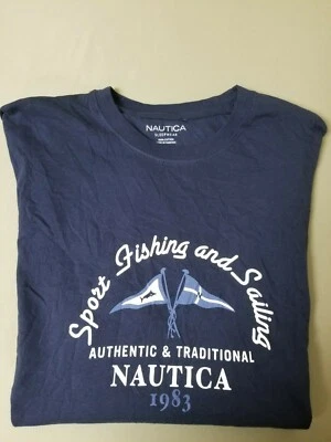 Nuevo pijama top camisa para hombre Nautica Sport pesca y vela ropa para dormir. Foto 1 de 3