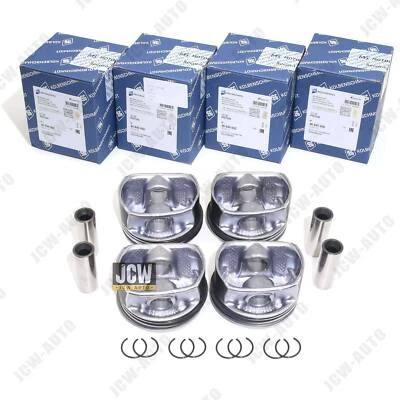4x MAHLE Ø76,51mm Pistons Rings Set For VW Golf Passat CC Tiguan 1.4 TSI CAVD - Image 1 of 4