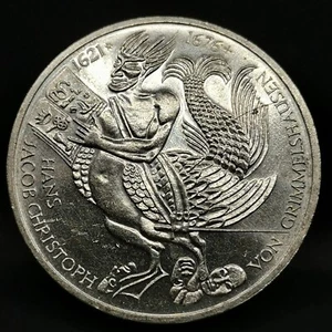 5 MARK SILBER 625‰ 1976 D Hans Jacob Cristoph - von Grimmelshausen DEUTSCHLAND / G - Bild 1 von 2