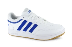 adidas Hoops 3.0 Shoes White Tan Team Royal Blue Gum Brown GY5435 Men's NEW Box - Picture 1 of 12