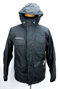 Burton Black Mild Weather Hooded Jacket Mens Small - Picture 1 of 6